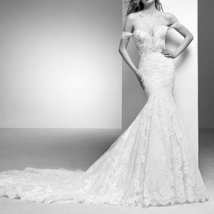 Pronovias Priveé Imelda Mermaid Wedding Gown